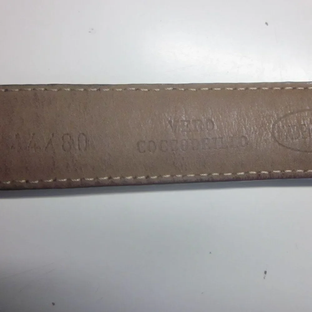 Reptiles House Black Crocodile Belt  Womens Size XS 1